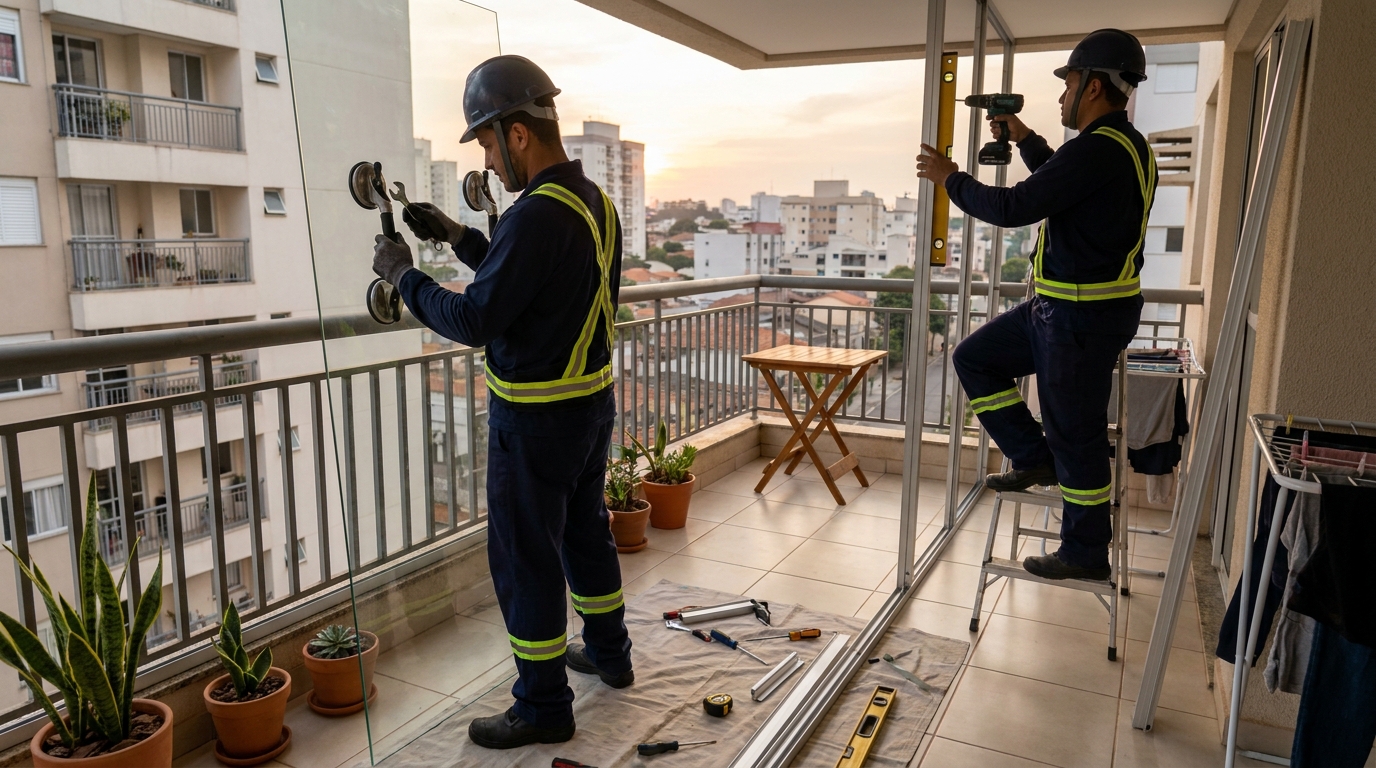 Divisórias em Vidro no Jardim Colonial, Indaiatuba‑SP