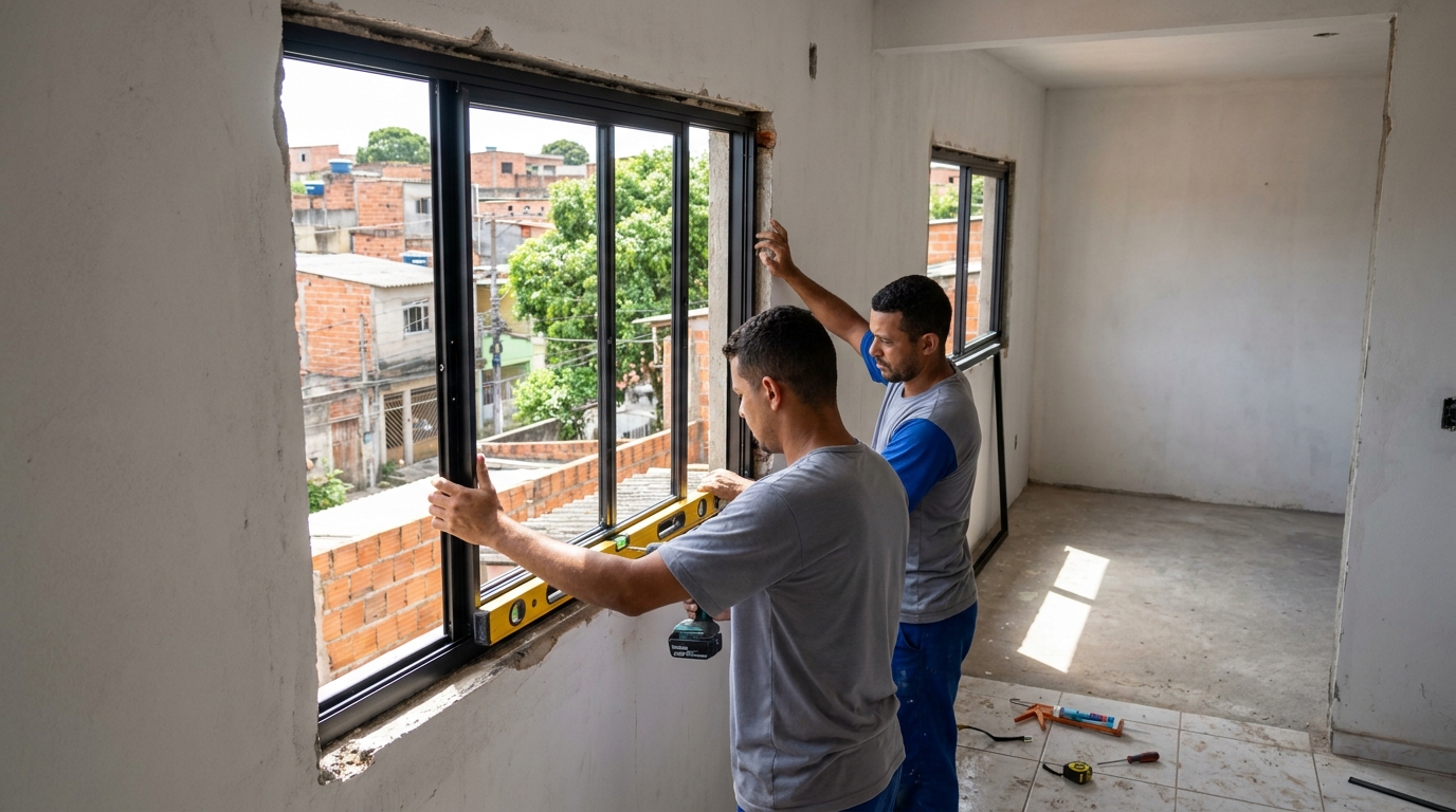 Produção de Portas e Janelas na Cidade Nova I, Indaiatuba‑SP