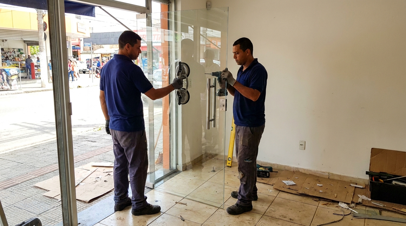 Portas em Vidro na Cidade Nova, Indaiatuba‑SP