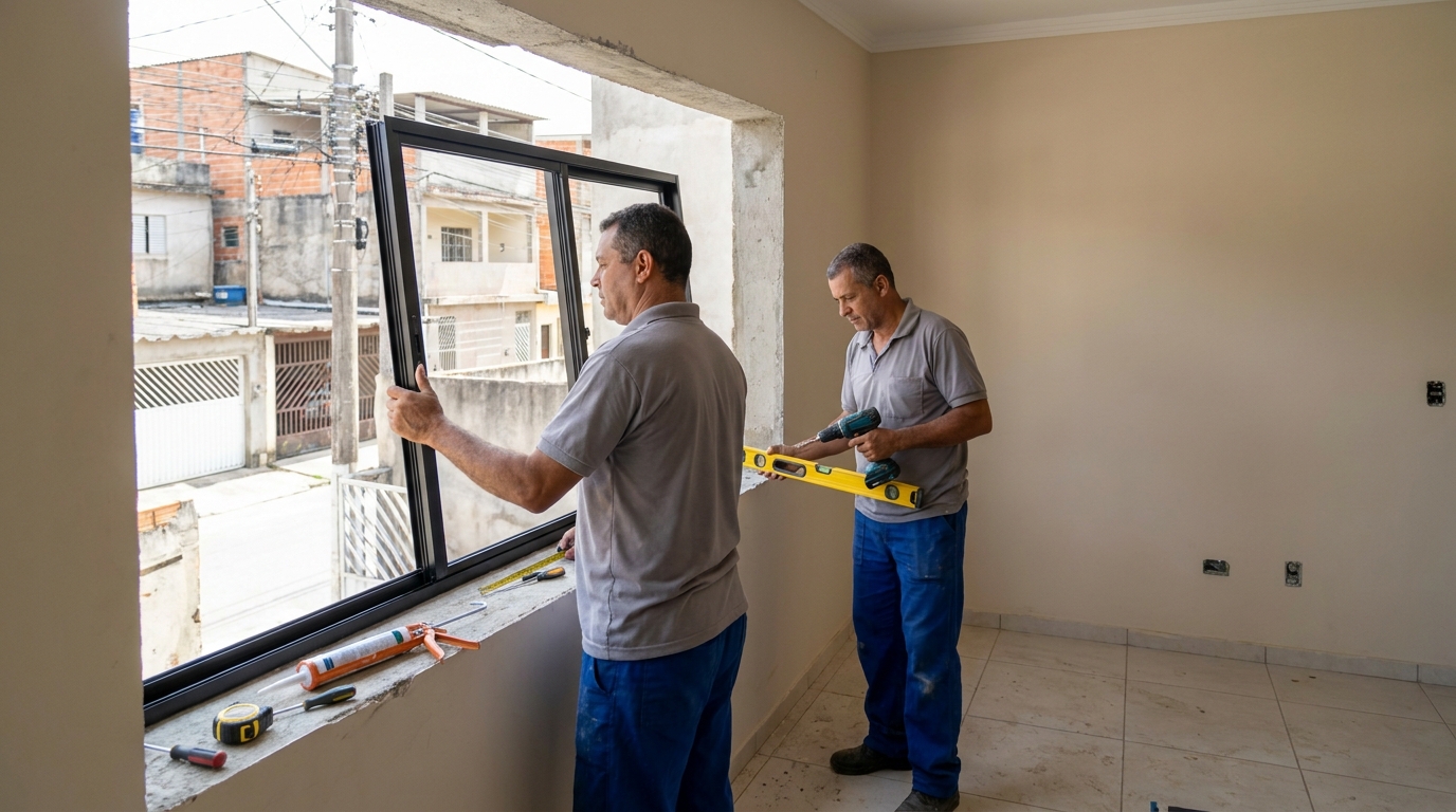 Esquadrias de Alumínio na Cidade Nova I, Indaiatuba‑SP