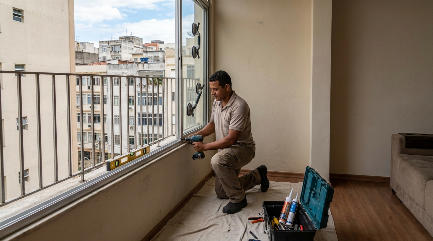 Janelas de Vidro na Cidade Nova I, Indaiatuba‑SP